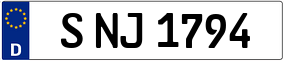 Truck License Plate